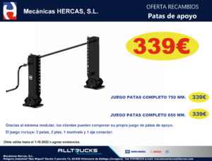 Promoción patas de semirremolques