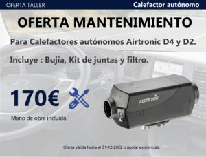 Promoción calefactor auxiliar