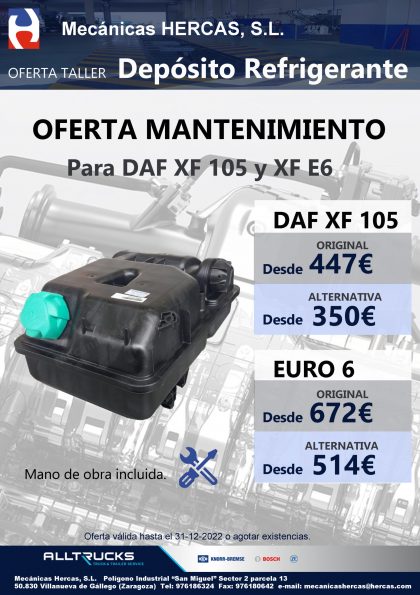 Promoción vaso de expansión XF