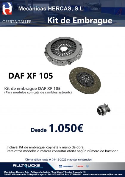 Promoción embrague XF