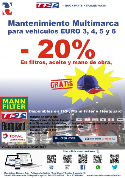 Oferta mantenimientos multimarca