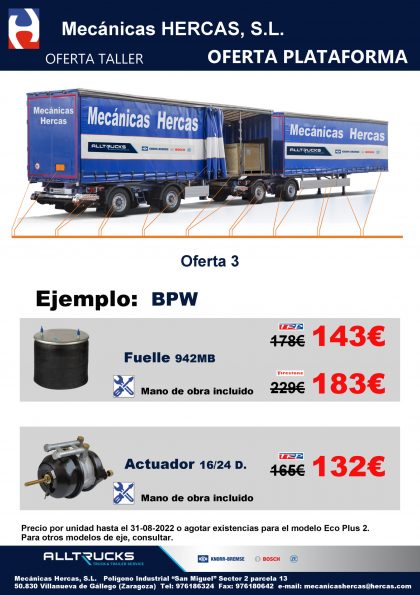 Promoción fuelles y actuadores